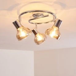 Hofstein Esberg Deckenleuchte Chrom, 3-flammig -Bürolampen Verkäufe esberg deckenleuchte h3277966 do1 7