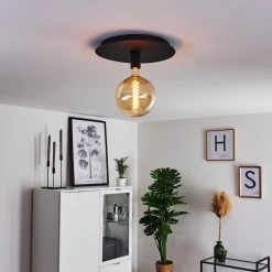 Hofstein Esbjerg Deckenleuchte Schwarz, 1-flammig -Bürolampen Verkäufe esbjerg deckenleuchte h3368435 15