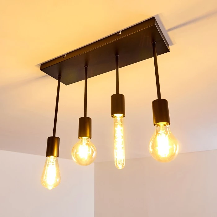 Hofstein Fabius Deckenleuchte Schwarz, 1-flammig 13 Hofstein Fabius Deckenleuchte Schwarz, 1-flammig – Bild 13