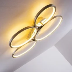 Hofstein Fallo Deckenleuchte LED Chrom, 1-flammig -Bürolampen Verkäufe fallo deckenleuchte h167466 10