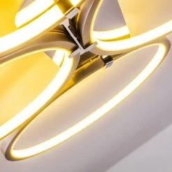 Hofstein Fallo Deckenleuchte LED Chrom, 1-flammig -Bürolampen Verkäufe fallo deckenleuchte h167466 12