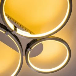 Hofstein Fallo Deckenleuchte LED Chrom, 1-flammig -Bürolampen Verkäufe fallo deckenleuchte h167466 16