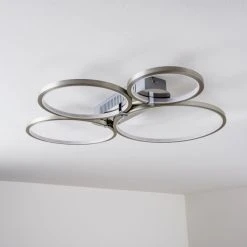 Hofstein Fallo Deckenleuchte LED Chrom, 1-flammig -Bürolampen Verkäufe fallo deckenleuchte h167466 17