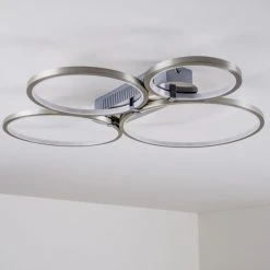 Hofstein Fallo Deckenleuchte LED Chrom, 1-flammig -Bürolampen Verkäufe fallo deckenleuchte h167466 20