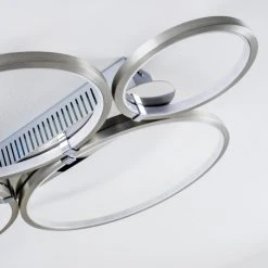 Hofstein Fallo Deckenleuchte LED Chrom, 1-flammig -Bürolampen Verkäufe fallo deckenleuchte h167466 5