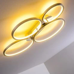 Hofstein Fallo Deckenleuchte LED Chrom, 1-flammig -Bürolampen Verkäufe fallo deckenleuchte h167466 8