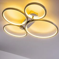 Hofstein Fallo Deckenleuchte LED Chrom, 1-flammig -Bürolampen Verkäufe fallo deckenleuchte h167466 9