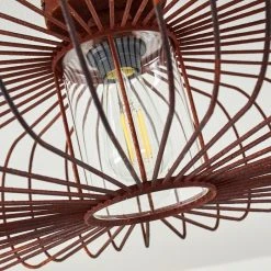 Hofstein Farhus Deckenleuchte Rostfarben, 1-flammig -Bürolampen Verkäufe farhus deckenleuchte h3355879 10