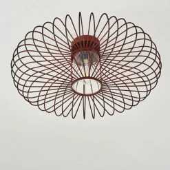 Hofstein Farhus Deckenleuchte Rostfarben, 1-flammig -Bürolampen Verkäufe farhus deckenleuchte h3355879 4