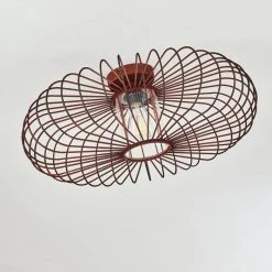 Hofstein Farhus Deckenleuchte Rostfarben, 1-flammig -Bürolampen Verkäufe farhus deckenleuchte h3355879 5