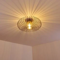 Hofstein Farhus Deckenleuchte Rostfarben, 1-flammig -Bürolampen Verkäufe farhus deckenleuchte h3355879 9