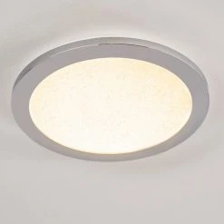 Hofstein Fasola Deckenleuchte LED Nickel gl&auml;nzend, 1-flammig -Bürolampen Verkäufe fasola deckenleuchte h3266083 do4 11