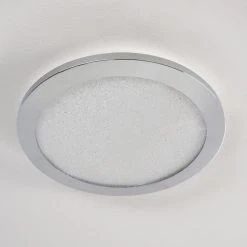 Hofstein Fasola Deckenleuchte LED Nickel gl&auml;nzend, 1-flammig -Bürolampen Verkäufe fasola deckenleuchte h3266083 do4 17