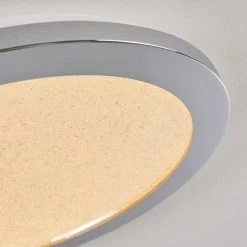 Hofstein Fasola Deckenleuchte LED Nickel gl&auml;nzend, 1-flammig -Bürolampen Verkäufe fasola deckenleuchte h3266083 do4 21