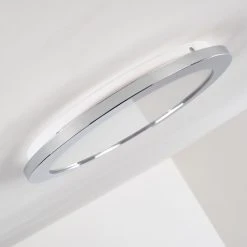 Hofstein Fasola Deckenleuchte LED Nickel gl&auml;nzend, 1-flammig -Bürolampen Verkäufe fasola deckenleuchte h3266083 do4 4