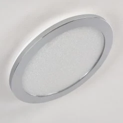 Hofstein Fasola Deckenleuchte LED Nickel gl&auml;nzend, 1-flammig -Bürolampen Verkäufe fasola deckenleuchte h3266083 do4 6