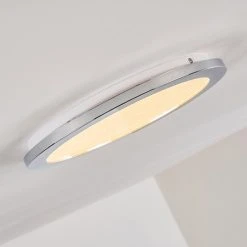 Hofstein Fasola Deckenleuchte LED Nickel gl&auml;nzend, 1-flammig -Bürolampen Verkäufe fasola deckenleuchte h3266083 do4 8