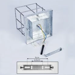 Hofstein Fevaag Deckenleuchte Silber, 1-flammig -Bürolampen Verkäufe fevaag deckenleuchte h3441398 4