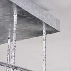 Hofstein Fevaag Deckenleuchte Silber, 1-flammig -Bürolampen Verkäufe fevaag deckenleuchte h3441398 5