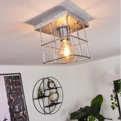 Hofstein Fevaag Deckenleuchte Silber, 1-flammig -Bürolampen Verkäufe fevaag deckenleuchte h3441398 6