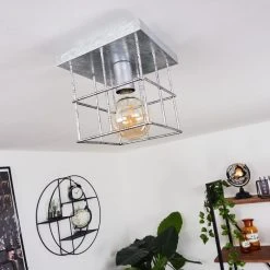 Hofstein Fevaag Deckenleuchte Silber, 1-flammig -Bürolampen Verkäufe fevaag deckenleuchte h3441398 8