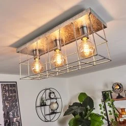 Hofstein Fevaag Deckenleuchte Chrom, Silber, 3-flammig -Bürolampen Verkäufe fevaag deckenleuchte h3442494 8