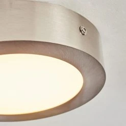 Hofstein Finsrud Deckenleuchte LED Nickel-Matt, 1-flammig -Bürolampen Verkäufe finsrud deckenleuchte h3427392 5
