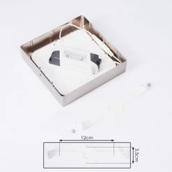 Hofstein Finsrud Deckenleuchte LED Nickel-Matt, 1-flammig 15 Hofstein Finsrud Deckenleuchte LED Nickel-Matt, 1-flammig -Bürolampen Verkäufe finsrud deckenleuchte h3427408 4