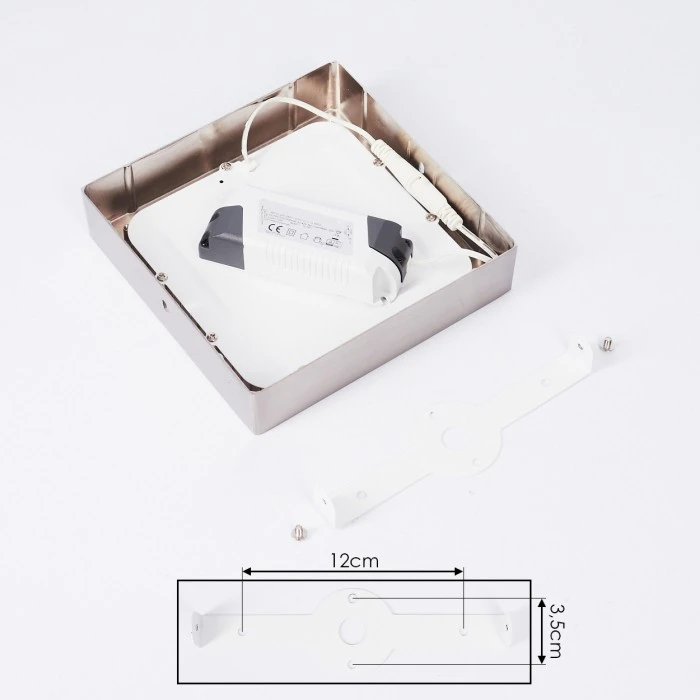 Hofstein Finsrud Deckenleuchte LED Nickel-Matt, 1-flammig 5 Hofstein Finsrud Deckenleuchte LED Nickel-Matt, 1-flammig – Bild 5