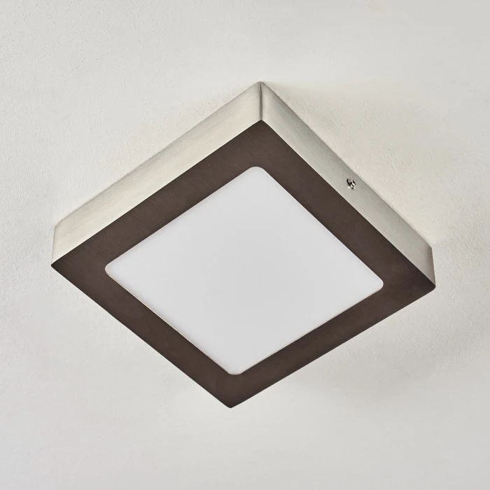 Hofstein Finsrud Deckenleuchte LED Nickel-Matt, 1-flammig 8 Hofstein Finsrud Deckenleuchte LED Nickel-Matt, 1-flammig – Bild 8