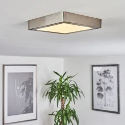 Hofstein Finsrud Deckenleuchte LED Nickel-Matt, 1-flammig -Bürolampen Verkäufe finsrud deckenleuchte h3427446 8