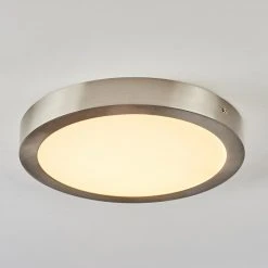 Hofstein Finsrud Deckenleuchte LED Nickel-Matt, 1-flammig 19 Hofstein Finsrud Deckenleuchte LED Nickel-Matt, 1-flammig -Bürolampen Verkäufe finsrud deckenleuchte h3427477 8