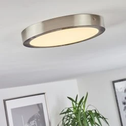 Hofstein Finsrud Deckenleuchte LED Nickel-Matt, 1-flammig 20 Hofstein Finsrud Deckenleuchte LED Nickel-Matt, 1-flammig -Bürolampen Verkäufe finsrud deckenleuchte h3427477 9