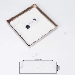 Hofstein Finsrud Deckenleuchte LED Nickel-Matt, 1-flammig -Bürolampen Verkäufe finsrud deckenleuchte h3427484 4