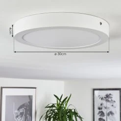 Hofstein Finsrud Deckenleuchte LED Weiß, 1-flammig 14 Hofstein Finsrud Deckenleuchte LED Weiß, 1-flammig -Bürolampen Verkäufe finsrud deckenleuchte h3427514 3