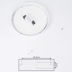 Hofstein Finsrud Deckenleuchte LED Weiß, 1-flammig 15 Hofstein Finsrud Deckenleuchte LED Weiß, 1-flammig -Bürolampen Verkäufe finsrud deckenleuchte h3427514 4