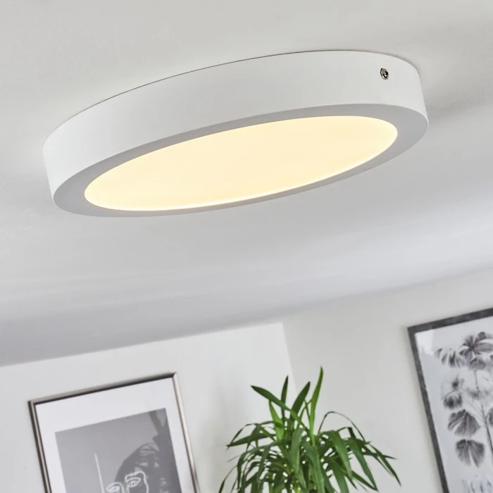 Hofstein Finsrud Deckenleuchte LED Weiß, 1-flammig 7 Hofstein Finsrud Deckenleuchte LED Weiß, 1-flammig – Bild 7