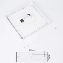 Hofstein Finsrud Deckenleuchte LED Weiß, 1-flammig -Bürolampen Verkäufe finsrud deckenleuchte h3427538 4