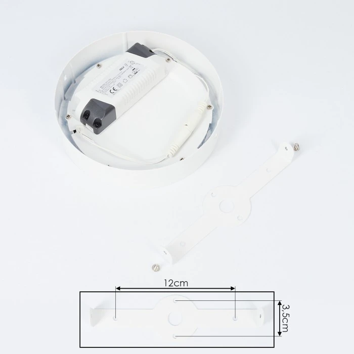 Hofstein Finsrud Deckenleuchte LED Weiß, 1-flammig 5 Hofstein Finsrud Deckenleuchte LED Weiß, 1-flammig – Bild 5