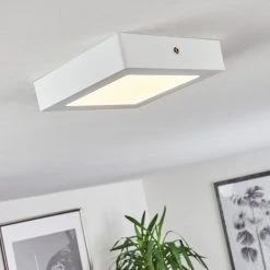 Hofstein Finsrud Deckenleuchte LED Weiß, 1-flammig -Bürolampen Verkäufe finsrud deckenleuchte h3436301 8