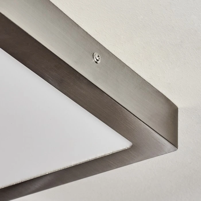 Hofstein Finsrud Deckenleuchte LED Nickel-Matt, 1-flammig 3 Hofstein Finsrud Deckenleuchte LED Nickel-Matt, 1-flammig – Bild 3