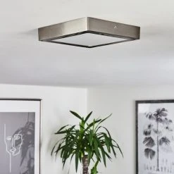 Hofstein Finsrud Deckenleuchte LED Nickel-Matt, 1-flammig 19 Hofstein Finsrud Deckenleuchte LED Nickel-Matt, 1-flammig -Bürolampen Verkäufe finsrud deckenleuchte h3436615 9