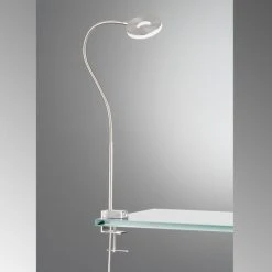 Honsel Leuchten Fischer & Honsel Jax Klemmleuchte LED Nickel-Matt, 1-flammig