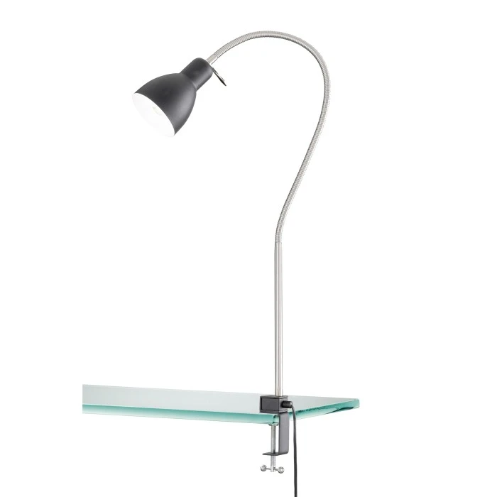 Honsel Leuchten Fischer & Honsel Lolland Klemmleuchte Schwarz, 1-flammig 2 Honsel Leuchten Fischer & Honsel Lolland Klemmleuchte Schwarz, 1-flammig – Bild 2