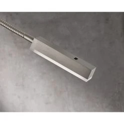 Honsel Leuchten Fischer & Honsel Raik Klemmleuchte LED Nickel-Matt, 1-flammig, Bewegungsmelder -Bürolampen Verkäufe fischer honsel raik klemmleuchte 50374 4