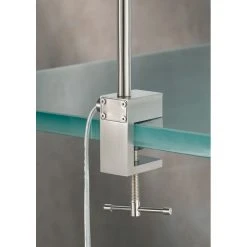 Honsel Leuchten Fischer & Honsel Raik Klemmleuchte LED Nickel-Matt, 1-flammig, Bewegungsmelder -Bürolampen Verkäufe fischer honsel raik klemmleuchte 50374 5