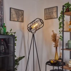 Hofstein Flambeau Stehleuchte Schwarz, 1-flammig -Bürolampen Verkäufe flambeau stehleuchte h3353158 10