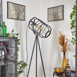 Hofstein Flambeau Stehleuchte Schwarz, 1-flammig -Bürolampen Verkäufe flambeau stehleuchte h3353158 9