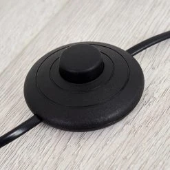 Hofstein Flambeau Stehleuchte Schwarz, 1-flammig -Bürolampen Verkäufe flambeau stehleuchte h3361993 19