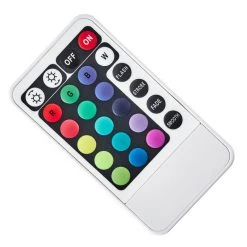 Hofstein Flaut Stehleuchte LED Chrom, 1-flammig, Fernbedienung, Farbwechsler -Bürolampen Verkäufe flaut stehleuchte h3270721 do1 26